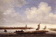 RUYSDAEL, Salomon van View of Deventer Seen from the North-West af oil painting picture wholesale